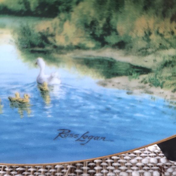 Winston Roland Ross Logan Decorative Plate 8.25" - Picture 3 of 5